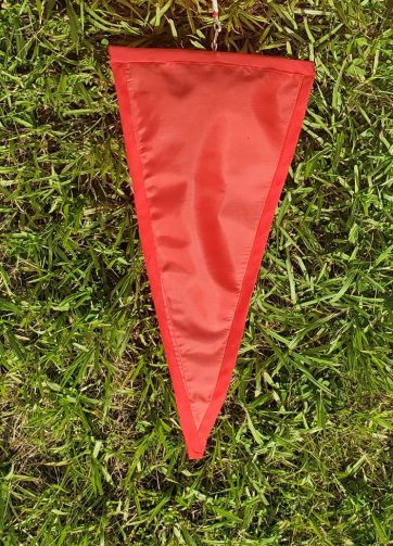 Red Safety Flag